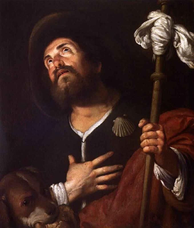 Bernardo Strozzi St Roch oil painting image